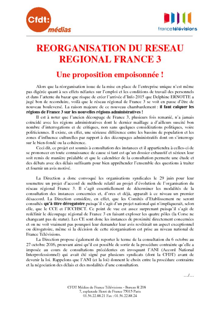 thumbnail of reorganisation-du-reseau-regional-france-3-_-une-proposition-empoisonnee