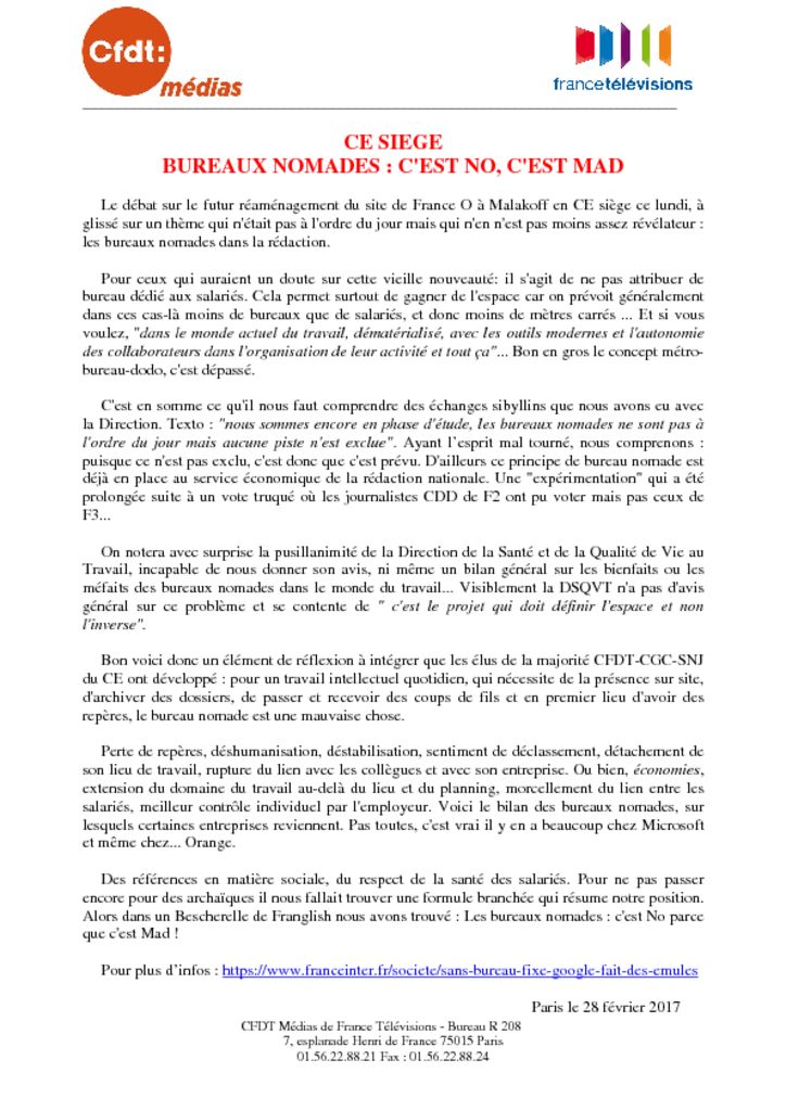 thumbnail of CE SIEGE BUREAUX NOMADES _ C’EST NO, C’EST MAD