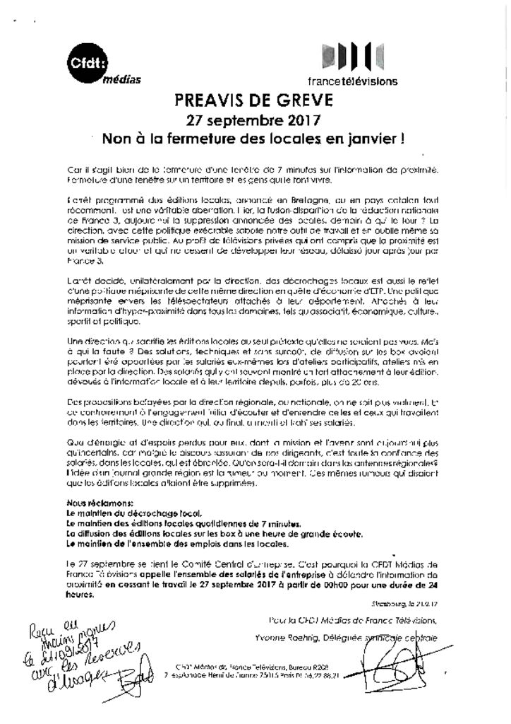 thumbnail of PreavisDeGrève et Tract sur les locales
