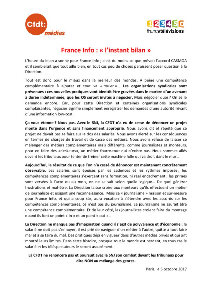 thumbnail of Tract France Info _ L’instant bilan
