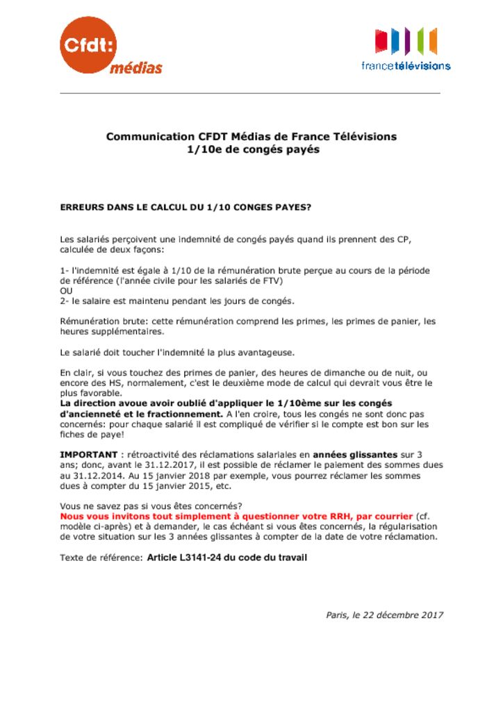thumbnail of Communication CFDT 1-10ème