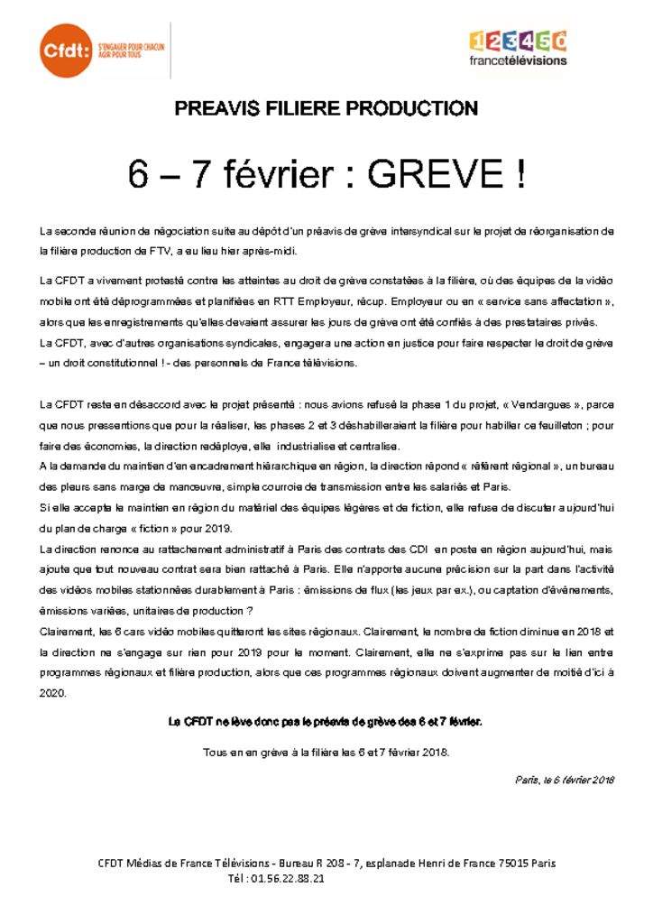 7 février greve