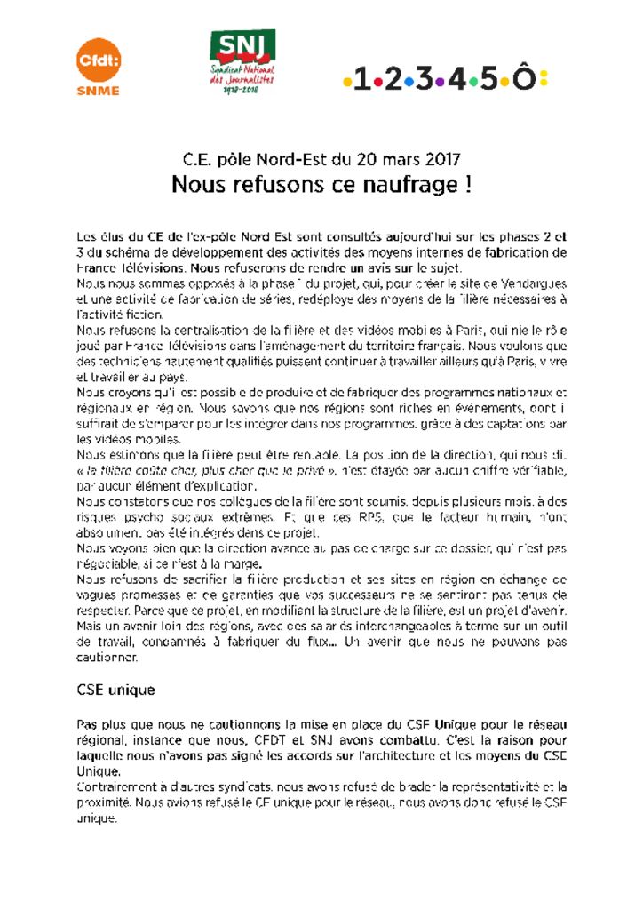 thumbnail of PREALABLE CE POLE NE