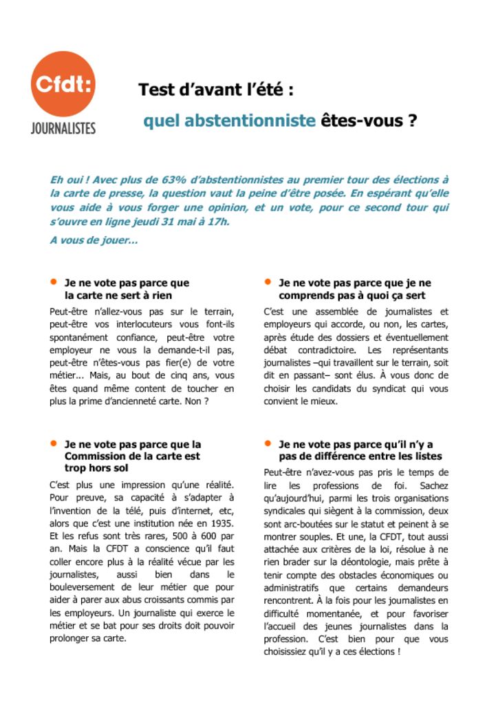 thumbnail of Test CFDT avant l’été