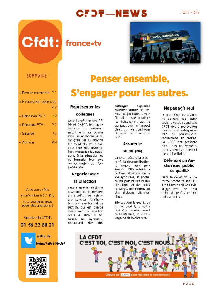 thumbnail of CFDT NEWS – JUIN 2018