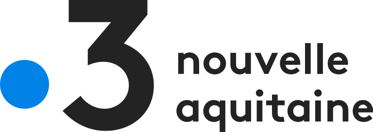 Logo France 3 Nouvelle Aquitaine en transparence